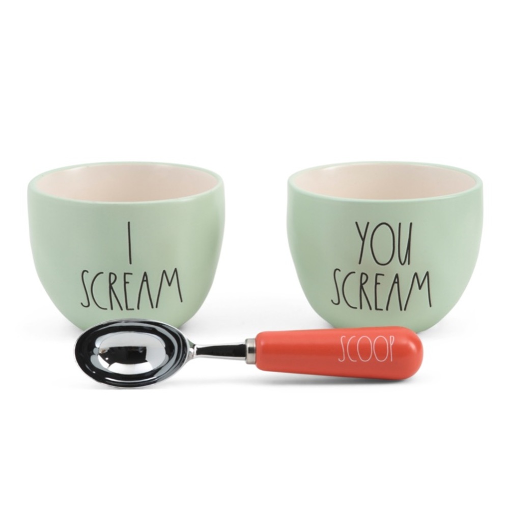 Rae Dunn ice cream set